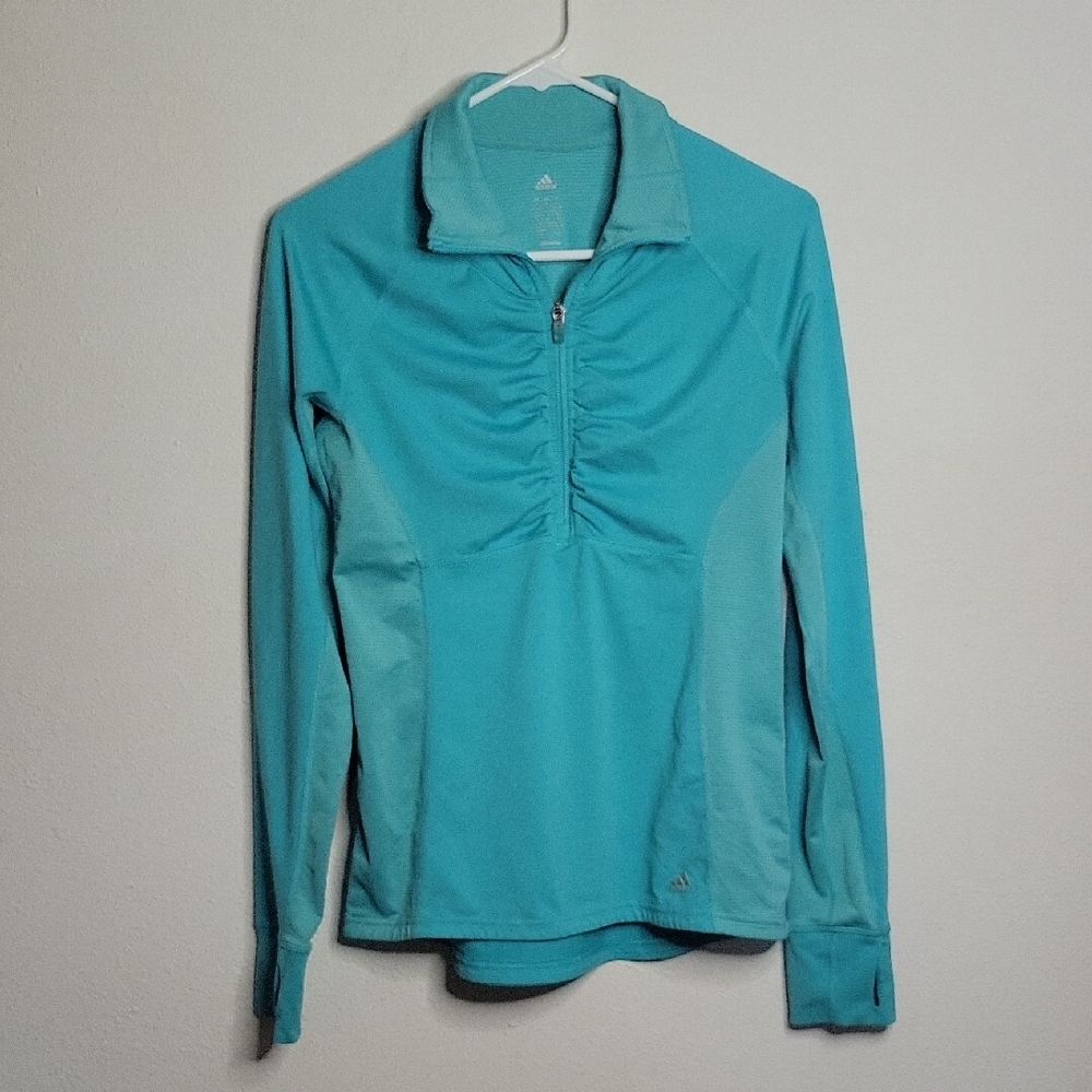 Adidas Women's Teal Long Sleeve Top